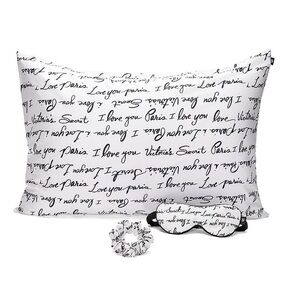 NWT Victoria’s Secret 3-Piece Satin Accessories Gift Set Black